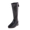 1/3 BJD Back Zip PU Leather Shoes Tall Boots For SD MSD DOD LUTS Dolls Black