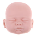 Handmade DIY 20inch Reborn Kit Silicone Head Body Limb Mold Blank Newborn Baby Girl Doll Christmas Gift