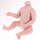 Handmade DIY 20inch Reborn Kit Silicone Head Body Limb Mold Blank Newborn Baby Girl Doll Christmas Gift