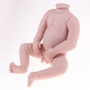 Real Touch Silicone 22inch Reborn Sleeping Baby Boy Doll Kits Head Full Limb Body Mold Adult Collections