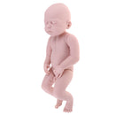 Real Touch Silicone 22inch Reborn Sleeping Baby Boy Doll Kits Head Full Limb Body Mold Adult Collections