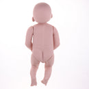 Real Touch Silicone 22inch Reborn Sleeping Baby Boy Doll Kits Head Full Limb Body Mold Adult Collections