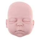 Handmade DIY 22inch Reborn Kit Silicone Head Body Limb Mold Blank Newborn Sleep Baby Girl Doll Christmas Gift