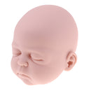 Handmade DIY 22inch Reborn Kit Silicone Head Body Limb Mold Blank Newborn Sleep Baby Girl Doll Christmas Gift