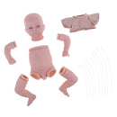 Silicone 19inch Reborn Boy Doll Supplies Unpainted Baby Mold Head Limb Body Doll DIY Handmade