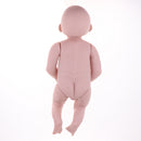 Unpainted 22inch Reborn Kits Full Body Vinyl Blank Mold Newborn Awake Baby Boy Doll Kids Hands-on Toy