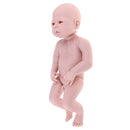 Unpainted 22inch Reborn Kits Full Body Vinyl Blank Mold Newborn Awake Baby Boy Doll Kids Hands-on Toy