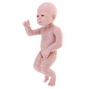 Unpainted 22inch Reborn Kits Full Body Vinyl Blank Mold Newborn Awake Baby Boy Doll Kids Hands-on Toy