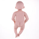 Real Touch Silicone 22inch Reborn Awake Baby Girl Doll Kits Head Full Limb Body Mold Adult Collections