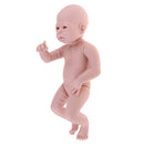 Real Touch Silicone 22inch Reborn Awake Baby Girl Doll Kits Head Full Limb Body Mold Adult Collections