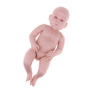 Real Touch Silicone 22inch Reborn Awake Baby Girl Doll Kits Head Full Limb Body Mold Adult Collections