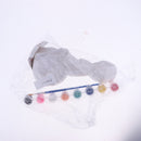 Gypsum Doll Crafts for Kids Toy DIY Plaster Painted Dolls with Pigments and Paintbrushes