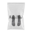 Pair Of 1/12 Dollhouse Miniature High Heel Shoes Sandals Clothes Accs Black