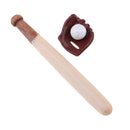 Handmade Miniature 3pcs Baseball Kit for 1/12 Dolls House Garden Accessories
