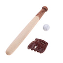 Handmade Miniature 3pcs Baseball Kit for 1/12 Dolls House Garden Accessories