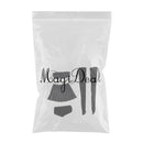 4pcs Fashion Princess PU Tube Top Dress Suit Black for 1/3 BJD Supia Doll DIY Accessories