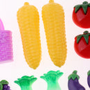 1/6 Dollhouse Dining Room Plastic Vegetable Fruit Set Kids Prentend Toys