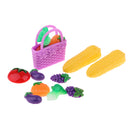 1/6 Dollhouse Dining Room Plastic Vegetable Fruit Set Kids Prentend Toys