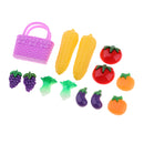 1/6 Dollhouse Dining Room Plastic Vegetable Fruit Set Kids Prentend Toys