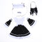 1/4 BJD Smart Doll Clothes for Dollfie DOD SD DD Dress Hairband Apron Maid Uniform Cosplay Outfit White