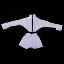 Doll Clothes Suit Knitted Top + Shart Pants For 1/6 Blythe Licca Azone Dolls Casual Wear Accs