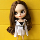 3pcs Doll Clothes Long Shirt Short Pants Tube Top Suit For 1/6 Blythe Dolls Wear Accs