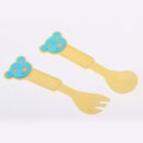 5 Pieces Plastic Cutlery Set Tableware Model For 25cm Mellchan Baby Dolls