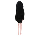 1/4 BJD Female Doll Big Bust Body Girl Model with Black Straight Hair DIY Body Parts High Quality Plastic Toy