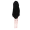 1/4 BJD Female Doll Big Bust Body Girl Model with Black Straight Hair DIY Body Parts High Quality Plastic Toy