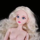 Large Chest Female Body with Head Ball Jointed Doll Nude Body for 1/4 BJD LUTS KID DOC Action Figures