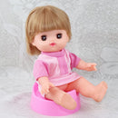 Plastic Toilet Furniture Baby Doll Urinal Basin For 25cm Mel-chan Doll Pink