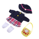 Handmade College Style Uniform Set With Satchel For Mell Chan Doll From Japan
