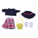 Handmade College Style Uniform Set With Satchel For Mell Chan Doll From Japan