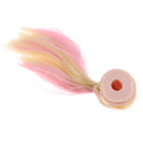 Dolls Pink Wig Wave Curly Hair with Head Scalp Kit for Petite Blythe Pullip Custom DIY Accessories