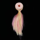 Dolls Pink Wig Wave Curly Hair with Head Scalp Kit for Petite Blythe Pullip Custom DIY Accessories