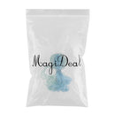 Gradient Color Long Curled Hair Dolls Wig with Head Scalp Shell for Petite Blythe Custom DIY Making Dressing Blue Green