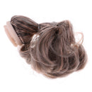 Dolls Brown Wig Wave Curly Hair with Head Scalp Kit for Petite Blythe Pullip Custom DIY Accessories