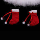 Fashion Plush Floral Dress Boots Antlers Hairpin Clothes for 12inch Blythe Azone Pullip Doll Christmas Costume