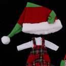 Lovely Christmas Costume Clothes for 12" Blythe Takara Azone Doll Shirt Suspender Dress Boots Hat Party Outfit