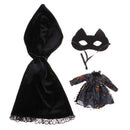 Lovely Party Dress with Mysterious Patch Black for 1/6 Blythe Doll Kids Halloween Gift