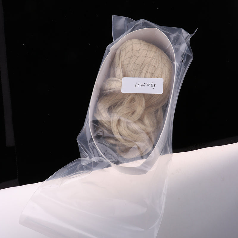 1/3 Ball Joint Doll BJD Full Wig Pear Flower Curly Hair 9-10inch for DOD LUTS DZ Volks Doll Hairpiece Supplies Accessory