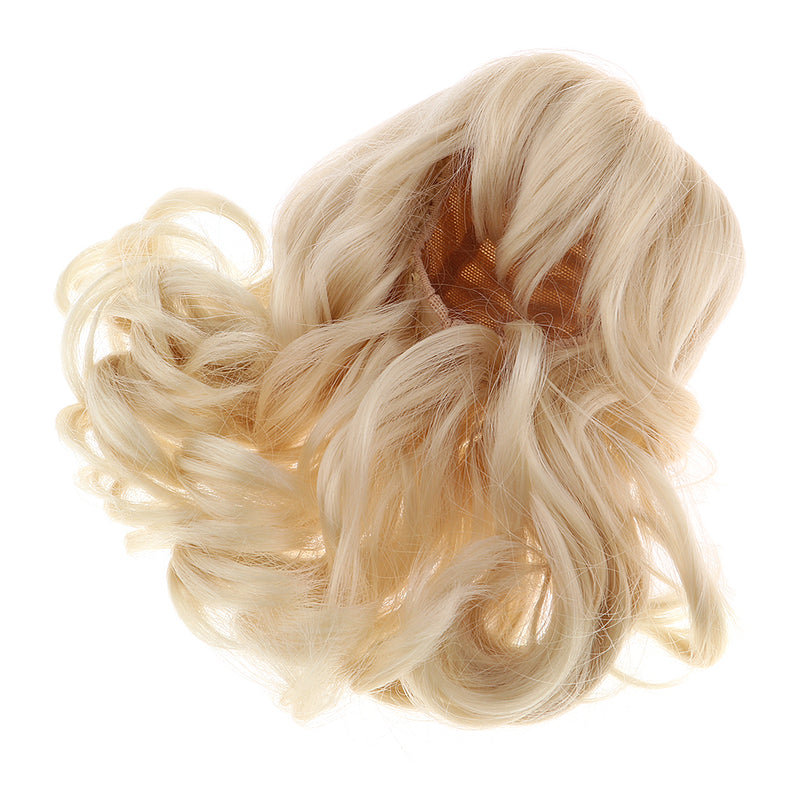 1/3 Ball Joint Doll BJD Full Wig Pear Flower Curly Hair 9-10inch for DOD LUTS DZ Volks Doll Hairpiece Supplies Accessory