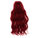 BJD Doll Wave Curly Wig 9-10 inch 22-24cm for 1/3 DOD SD DZ Dollfie Long Gold Hair with Bangs DIY Accessories