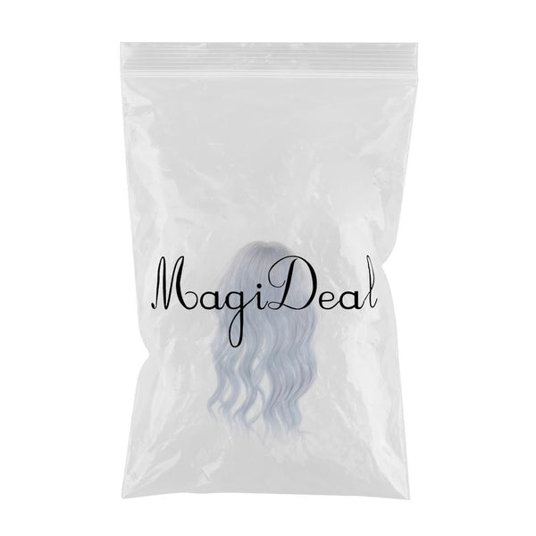 1/3 BJD Dolls Full Wig Hair Bang for Dollfie DOD LUTS DZ SD Volks DIY Making Accessory Sky Blue