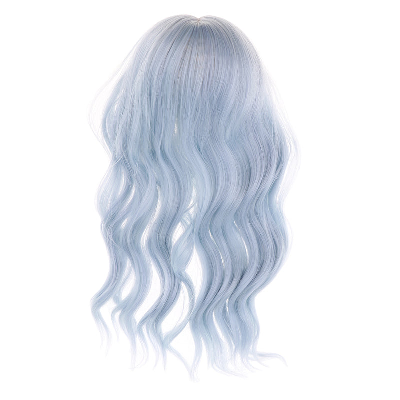 1/3 BJD Dolls Full Wig Hair Bang for Dollfie DOD LUTS DZ SD Volks DIY Making Accessory Sky Blue