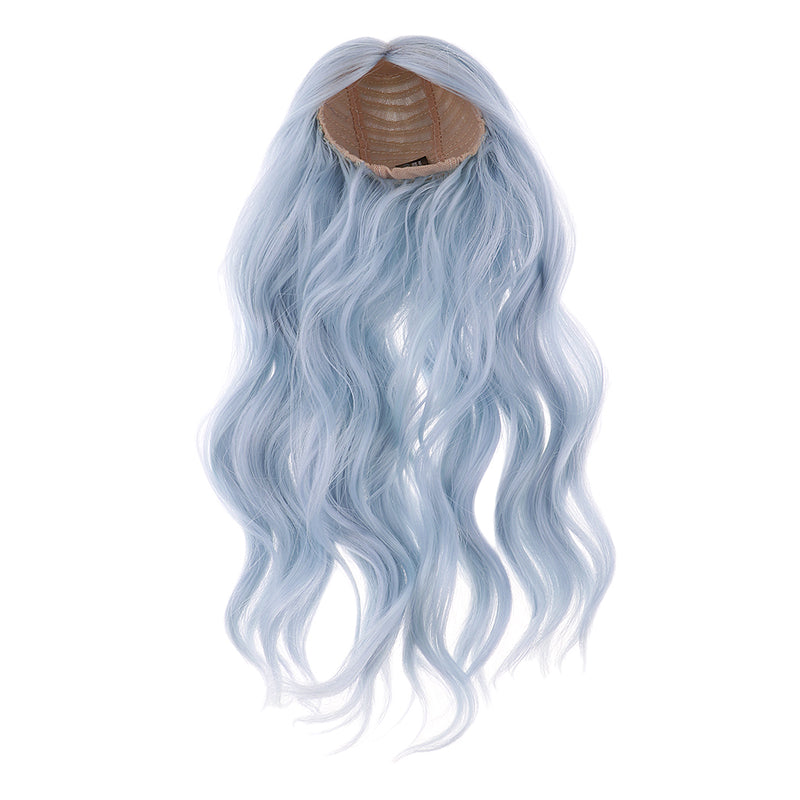 1/3 BJD Dolls Full Wig Hair Bang for Dollfie DOD LUTS DZ SD Volks DIY Making Accessory Sky Blue
