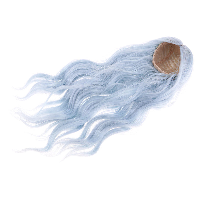 1/3 BJD Dolls Full Wig Hair Bang for Dollfie DOD LUTS DZ SD Volks DIY Making Accessory Sky Blue