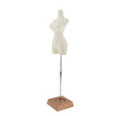 BJD Girl Mannequin Torso Dolls Dress Form Clothing Display w/ Metal Rod Holder