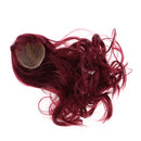 Doll Wig Hairpiece Curly Hair for 1/4 Xinyan Dolls DIY Costume Making Supplies Wine Red