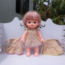 Cute Dress Pants Bag Outfit For Mellchan Baby 9-11inch Reborn Girl Dolls Clothes Accessories